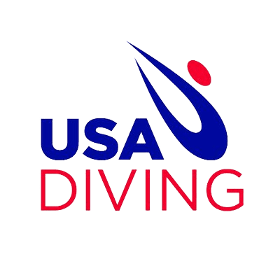 USA Diving logo in clear background